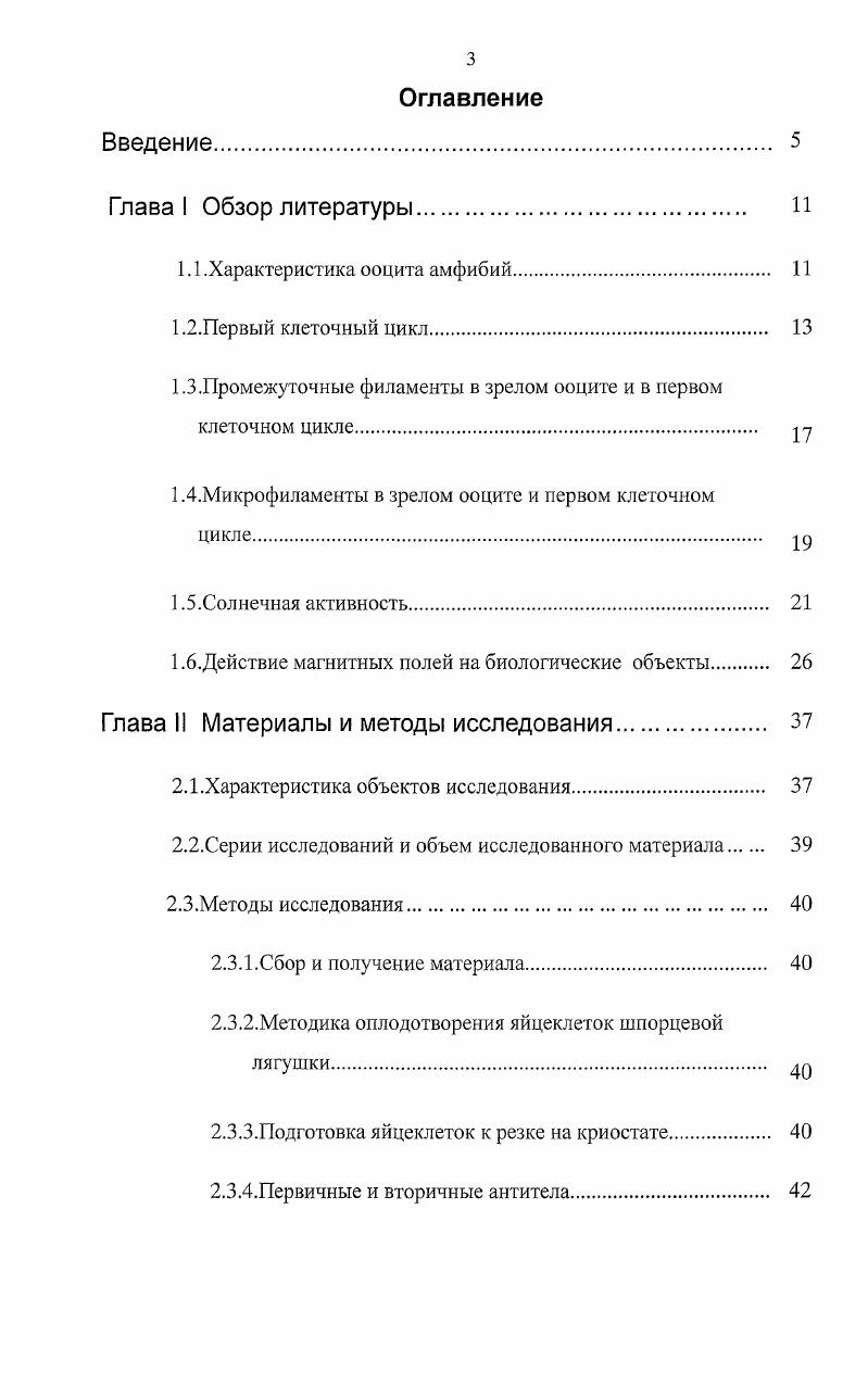1.3.Промежуточные филаменты в зрелом ооците и в первом клеточном цикле у
