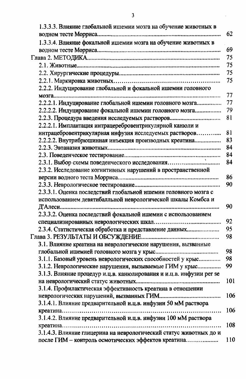 1.1.1. Типы ишемии головного мозга. 