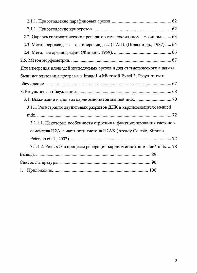 1.1. Морфологические особенности строения миокарда млекопитающих 