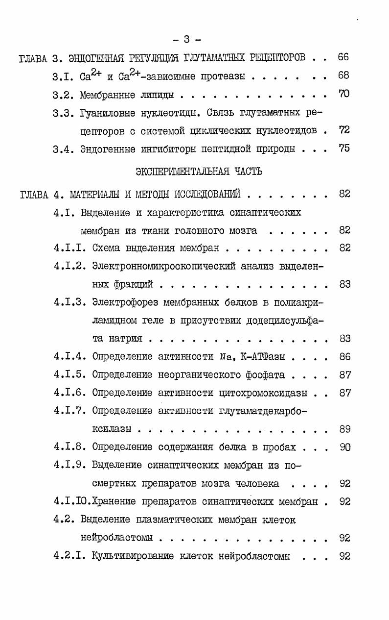 1.3. Основные глутаматергические пути ЦНС млекопитающих . 