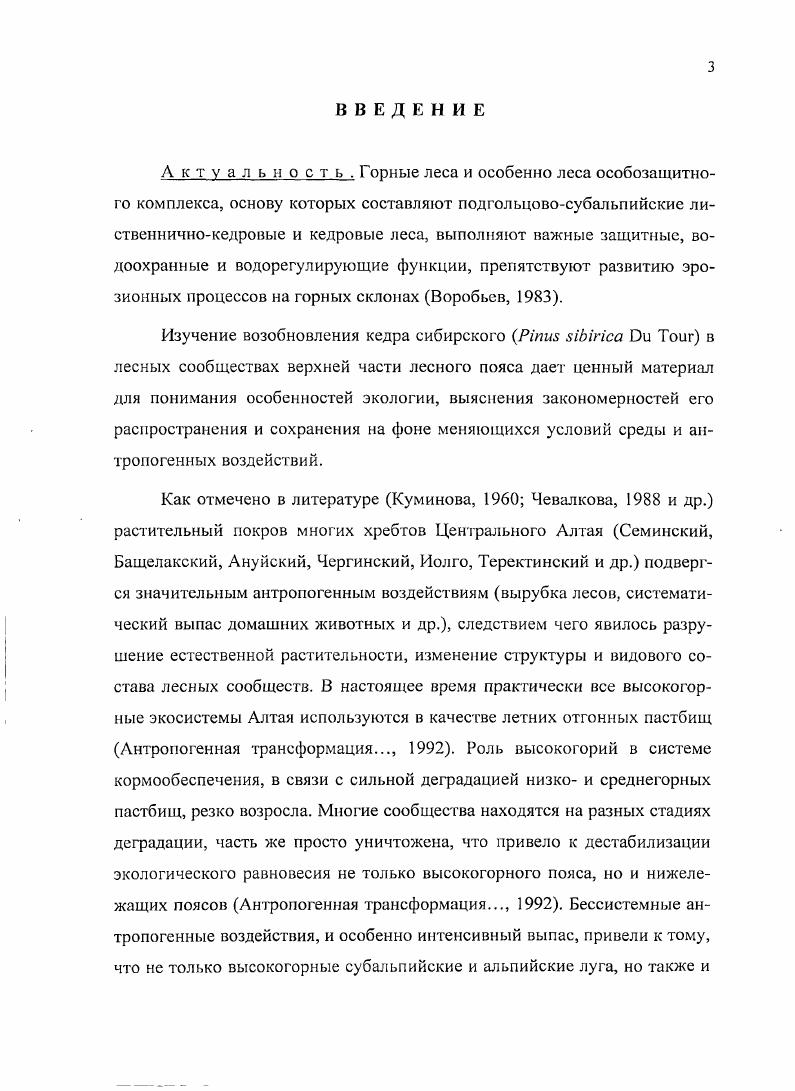Глава 4. Морфологические особенности подроста кедра сибирского