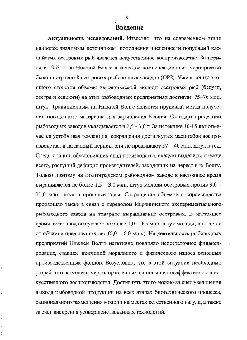 1.2. Краткая биология и современное состояние воспроизводства русского осетра.
