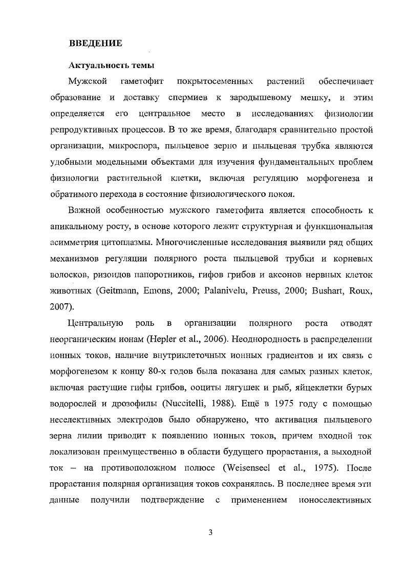 прорастания пыльцевого зерна и роста трубки