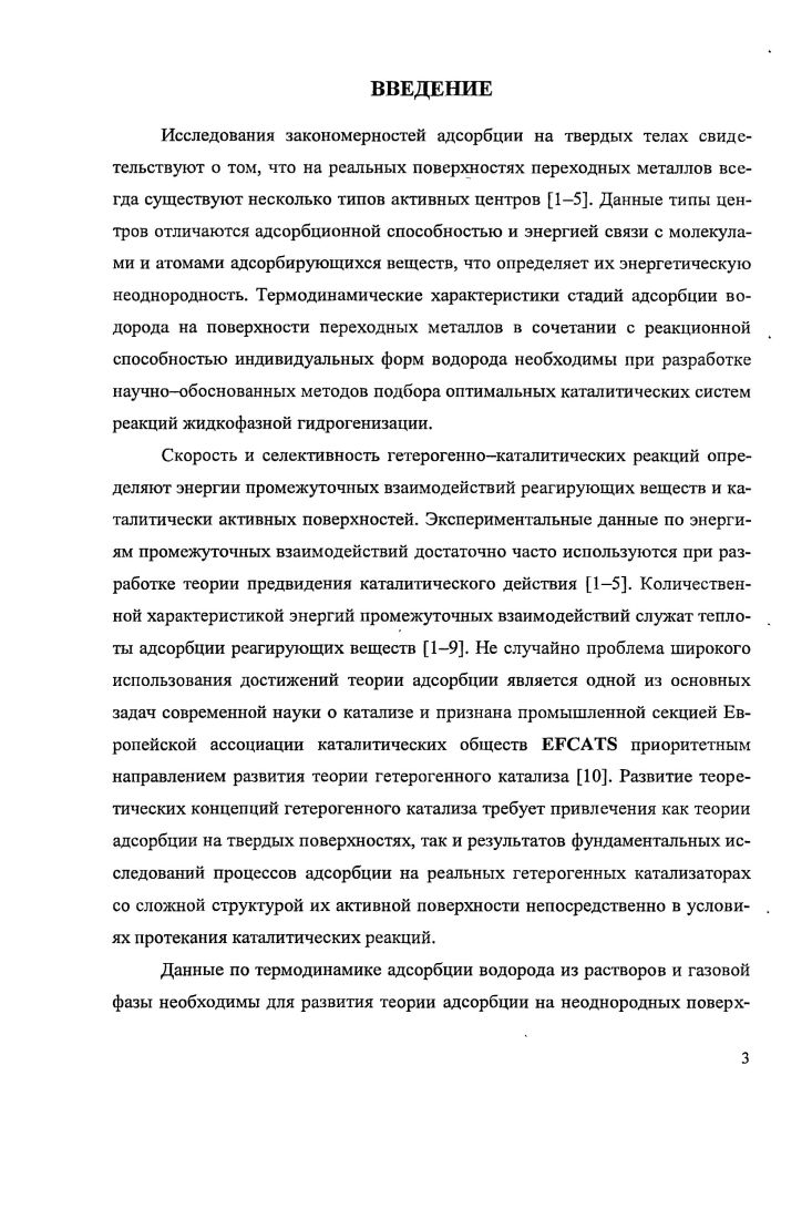 1.4. Модели процессов адсорбции водорода на переходных металлах