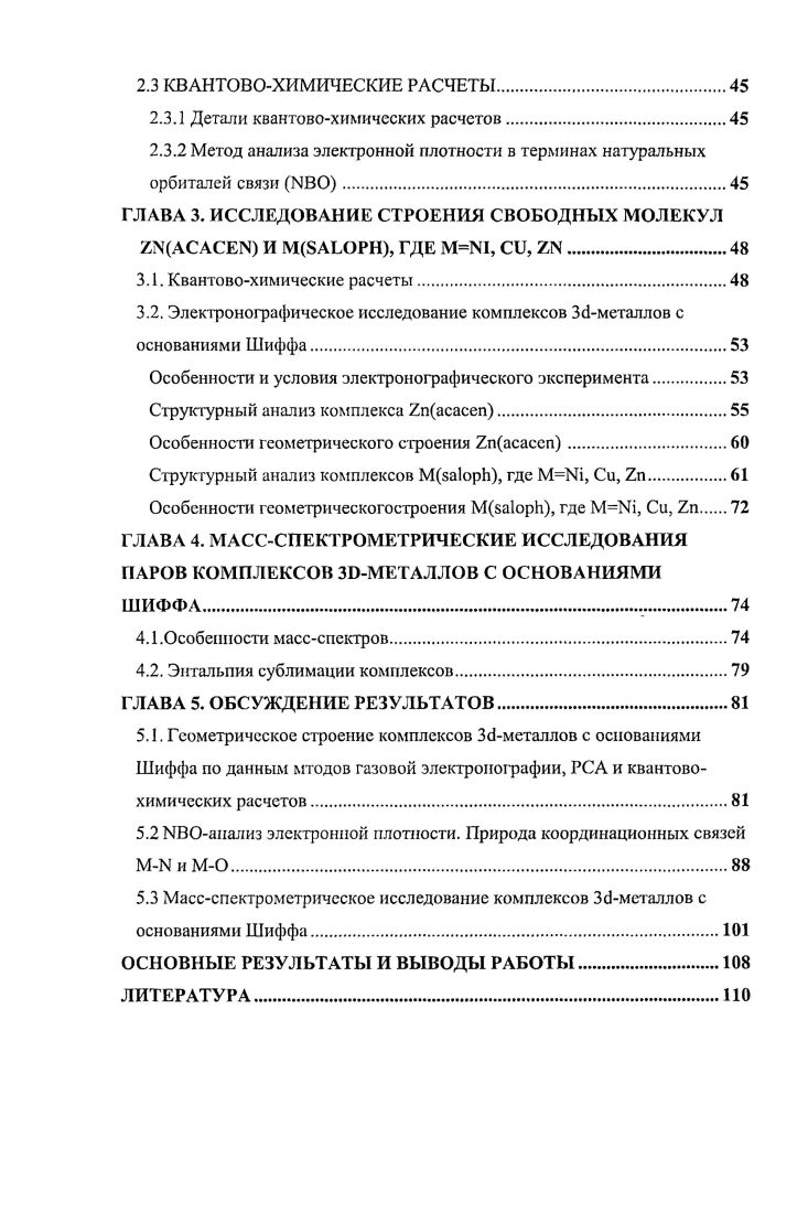 1.4 Массспектрометричсские исследования и изучение термодинамики сублимации некоторых комплексов