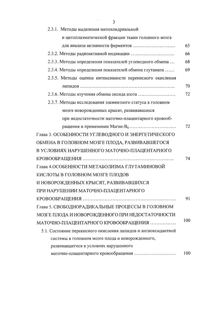 1.3. Свободнорадикальные процессы в головном мозге плода
