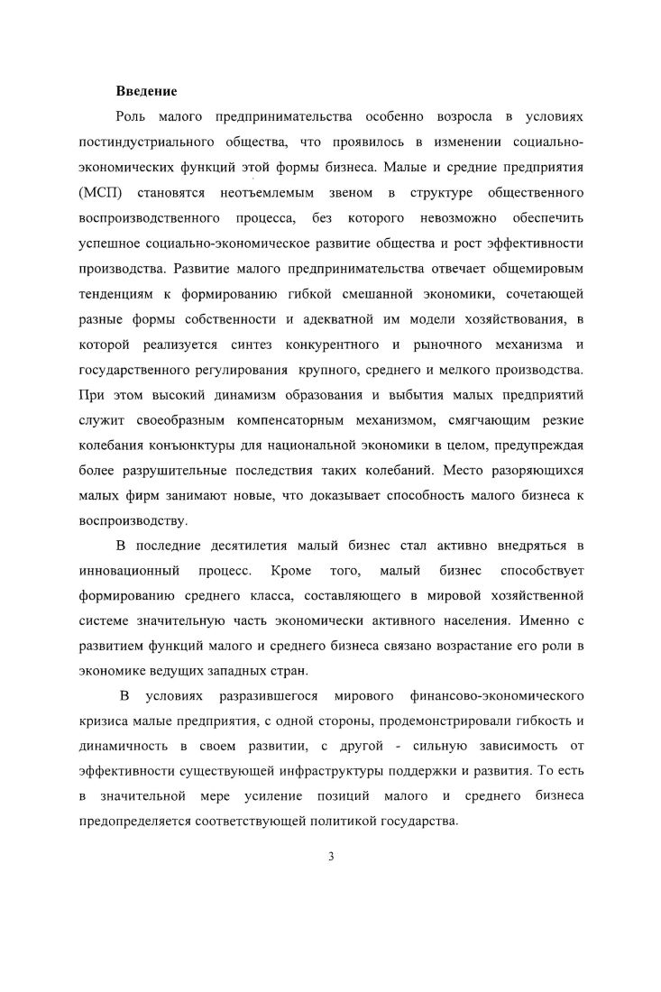 1.2 Роль малого и среднего бизнеса в экономике современного мира 