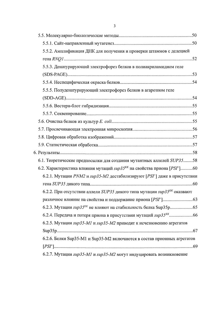 
3.1.2. Прионы и амилоиды низших эукариот